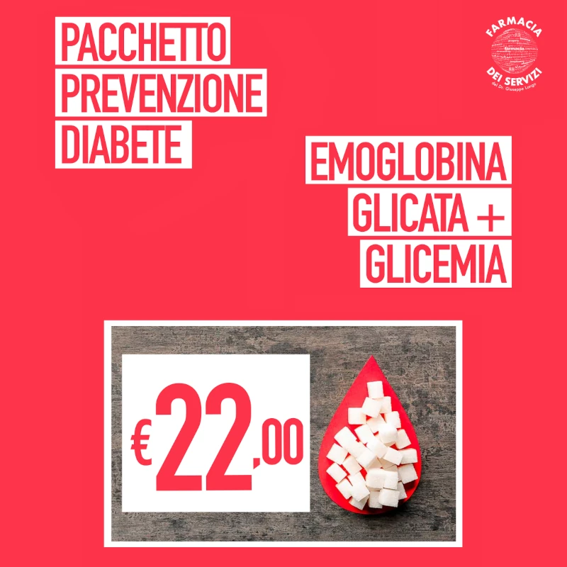 Pacchetto prevenzione diabete della Farmacia dei Servizi del Dr. Giuseppe Longo